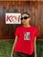 Marilyn Monroe Kart / Kadın Kırmızı Renk T-Shirt 1
