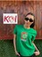 Balbazarr / Kadın Yeşil Renk T-Shirt 2