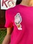 Duck You / Kadın Pembe Renk T-Shirt 3