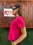 Only Good Vibes/ Kadın Pembe Renk T-Shirt 3