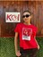Pantone Çilek/ Kadın Kırmızı Renk T-Shirt 1