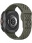 Galaxy Watch 6 Classic (47MM) Uyumlu 20MM Kavisli Delikli Silikon KORDON-119 Yeşil 2