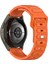 Honor Watch Gs 4 Uyumlu 22MM Yeni Tasarım Silikon KORDON-132 Turuncu 1