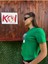 Pantone J9Z / Kadın Yeşil Renk T-Shirt 3