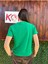 Basic Baskısız Düz Model / Kadın Yeşil Renk T-Shirt 4