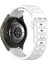 Honor Watch Gs Pro Uyumlu 22MM Yeni Tasarım Silikon KORDON-132 Beyaz 1