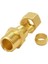 Pirinç Tek Taraf Yüksüklü Nipel 1/4'' x 6 mm Od Sıkıştırma Birliği Boru Bağlantı Parçası 4