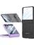 Galaxy Z Flip 7 Uyumlu Kılıf Magnetik Menteşeli Kamera Korumalı Kick Standlı Premium Kapak 3
