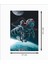 Astronot Uzay Dekoratif Ahşap Poster 2