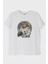 Astronot Kedi Beyaz Tişört 1