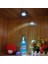 Kablosuz Spot Pilli Dokunmatik LED Lamba 3 Ledli Dolap Lambası 5