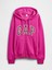 Kadın Pembe Gap Logo Fleece Fermuarlı Sweatshirt 2