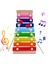 Eğitici Ahşap Ksilofon – 8 Tonlu Renkli Müzik Oyuncağı 6