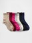 Kız Çocuk Lacivert Çocuk Fitilli Crew Çorap (7’li) 1