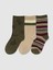 Erkek Çocuk Yeşil Crew Çorap (3’lü) 1