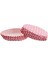 Cupcake Kalıbı Pet Kapsül Oval Model Kek Kalıbı (100 Adet) F11 Puantiyeli Pembe 1