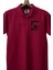 Bordo Lacoste Tasarım Polo Yaka 3