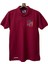 Bordo Lacoste Tasarım Polo Yaka 1