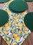 Vintage Limonlar Desenli Runner & Supla 4