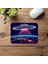 Retro Renkli Uzaylı Aracı Mouse Pad - 19X23 cm 2 mm Dikdörtgen Ithal Baskılı Mouse Pad 4