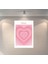 Pembe Pink Dekoratif Ahşap Poster 1