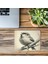 Dalda Oturan Serçe Çizimli Mousepad – Minimal Tarz - 19X23 cm 2 mm Dikdörtgen Ithal Baskılı Mouse Pad 3