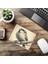 Dalda Oturan Serçe Çizimli Mousepad – Minimal Tarz - 19X23 cm 2 mm Dikdörtgen Ithal Baskılı Mouse Pad 6