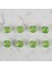 Loren Crafts Yeşil 8 Li Düğme - 247 2
