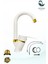 Baston Lavabo Bataryası – Beyaz Gold, Modern ve Şık Tasarım 1