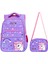 Yarasa Sırt Ilkokul Çantası Lila Lıttle Horse Özkara Çanta 1