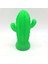 Pilli Silikon LED Işıklı Sevimli Kaktüs Gece Lambası Aydınlatması 3