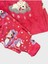 Kız Çocuk Pembe Ayıcık Desenli Uzun Kollu Kışlık Polar Pijama Takımı 2