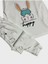 Kız Çocuk %100 Pamuklu Beyaz Tavşan Desenli Uzun Kollu Pijama Takımı 2
