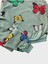 Kız Çocuk Pamuklu Şardonlu Yeşil Kelebek Desenli Uzun Kollu Kışlık Pijama Takımı 2