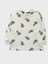 Kız Çocuk Pamuklu Mavi Çiçek Desenli Uzun Kollu Pijama Takımı 5