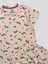 Kız Çocuk %100 Pamuklu Pembe Gökkuşağı Desenli Kısa Kollu Şortlu Yazlık Pijama Takımı 3