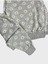 Kız Çocuk Pamuklu Şardonlu Gri Papatya Desenli Uzun Kollu Pijama Takımı 2