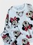 Kız Çocuk Pamuklu Mevsimlik Beyaz Uzun Kollu Pijama Takımı 4