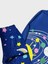 Kız Çocuk %100 Pamuklu Lacivert Gezegen Yıldız Desenli Uzun Kollu Pijama Takımı 2
