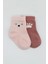 Bfs Bistyle Bear Penye Soket Çorap 2'li BS10116 Pembe 2
