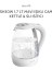 SH30W 1,7lt Mavi Işıklı Cam Kettle & Su Isıtıcı 2