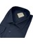Linen Keten Klasik %100 Cotton Uzun Kollu Terletmeyen Lacivert Gömlek (Regular Kalıp) 2
