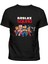 Roblox Squad Baskılı Pamuklu Çocuk Tshirt 1