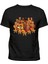 Illustrasyon 5 Yıldız Çizim Baskılı Sarı Kırmızı Şampiyon Ekip Pamuklu Efendioğlu Design T-Shirt 1