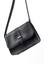 Siyah SHK127 Suni Deri Iç Fermuar Cepli Çıtçıt Kapamalı El,kol ve Omuz Çantası U:17 E:22 G:7 cm 6