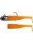 Lily Shad Silikon Balık 60GR 11CM Combo (2+1) Orange Uv 1