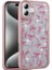 iPhone 16 Plus Kılıf Taş ve Simle Süslenmiş Mossy Premium Silikon Kapak 1
