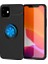 iPhone 12 Mini Kılıf Manyetik (Metal) Yüzüklü ve Stant Olabilen Rewon Premium Silikon Kapak 1