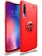 Xiaomi Mi 9 Kılıf Manyetik (Metal) Yüzüklü ve Stant Olabilen Rewon Premium Silikon Kapak 1
