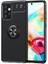 Samsung Galaxy A52 Kılıf Manyetik (Metal) Yüzüklü ve Stant Olabilen Rewon Premium Silikon Kapak 1